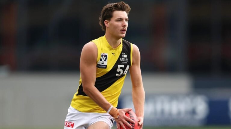 La estrella de Richmond VFL, Harry Scott, está presionando para
