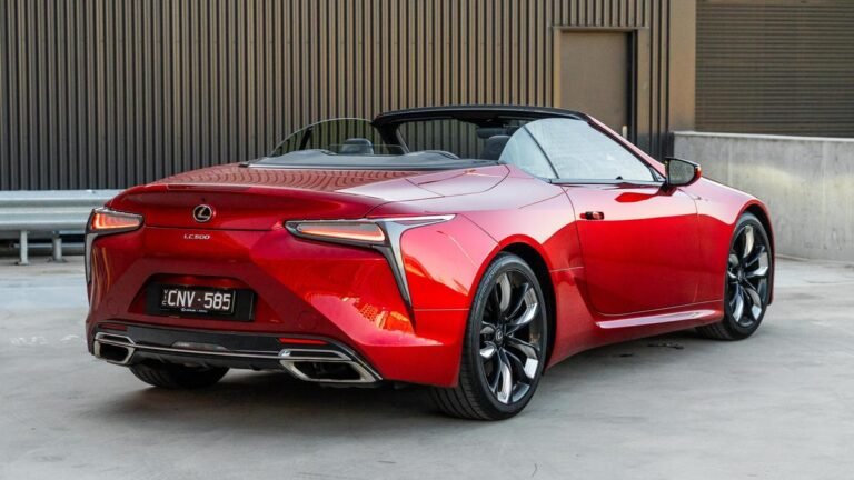 Las ventas de Lexus LC cesan en Australia a medida