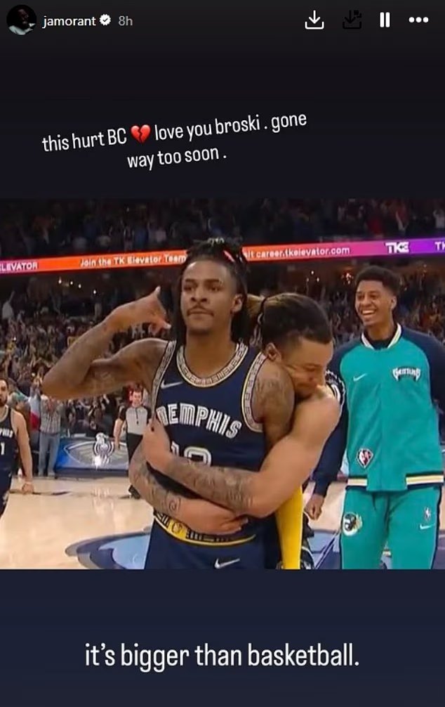 Le monde de la NBA pleure Brandon Clarke et Jason