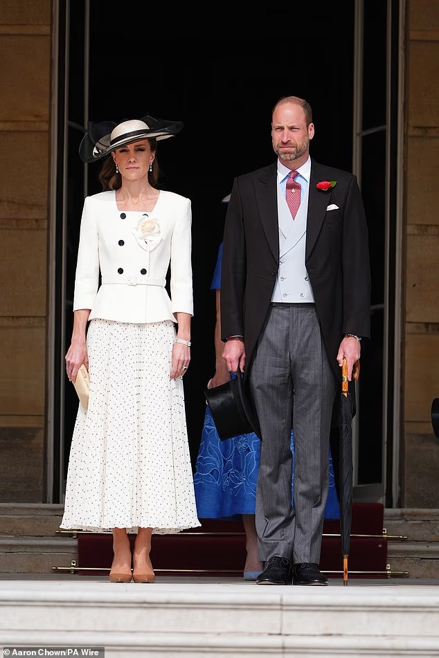 Le prince et la princesse de Galles étaient stupéfaits alors