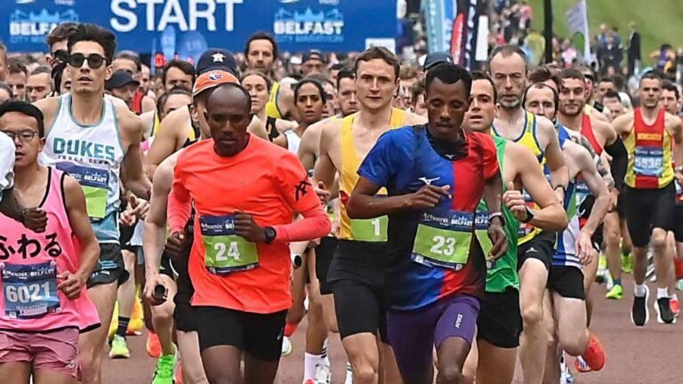 Le vainqueur du marathon de Belfast remporte la course avec