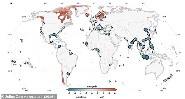 Les villes qui coulent sur Terre : une étude révèle que