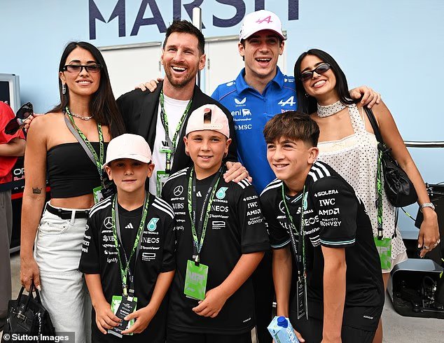Lionel Messi et sa femme Antonella sont en tête des
