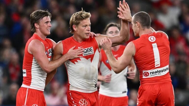 Los Sydney Swans logran una victoria "realmente dura" sobre el