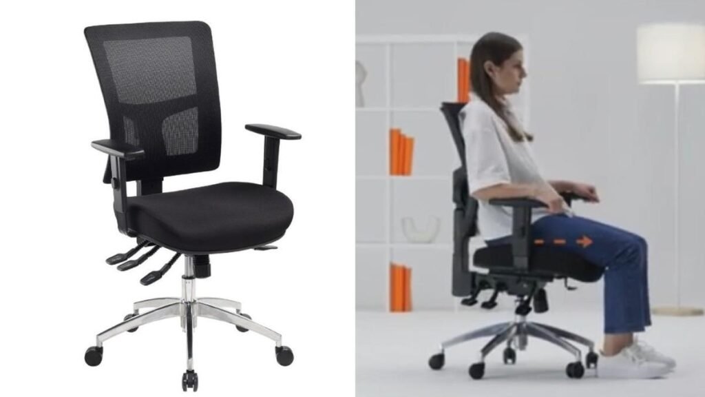 Los australianos llaman a esta silla de oficina OfficeWorks la