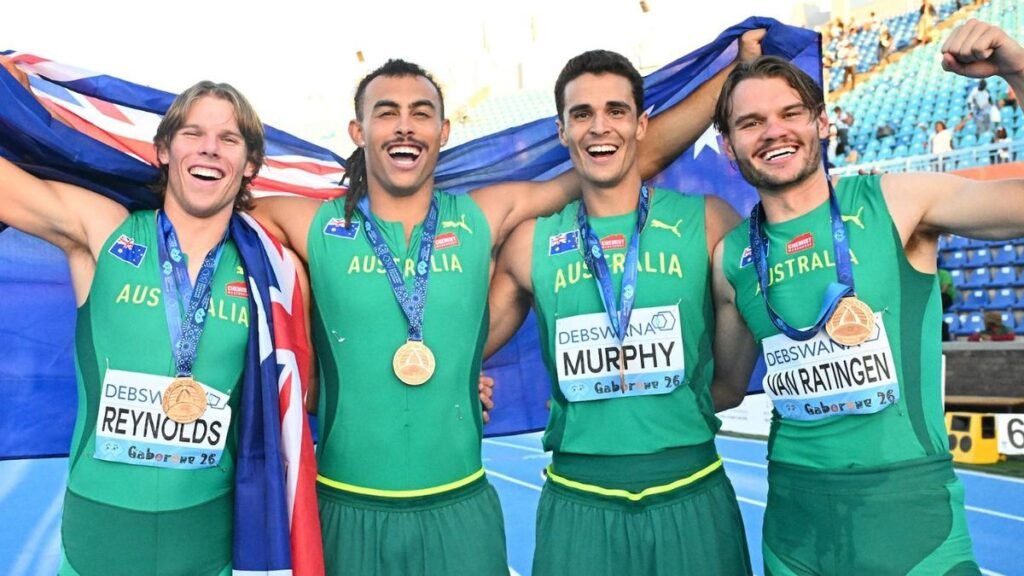 Los equipos australianos de relevos tuvieron un día fantástico con