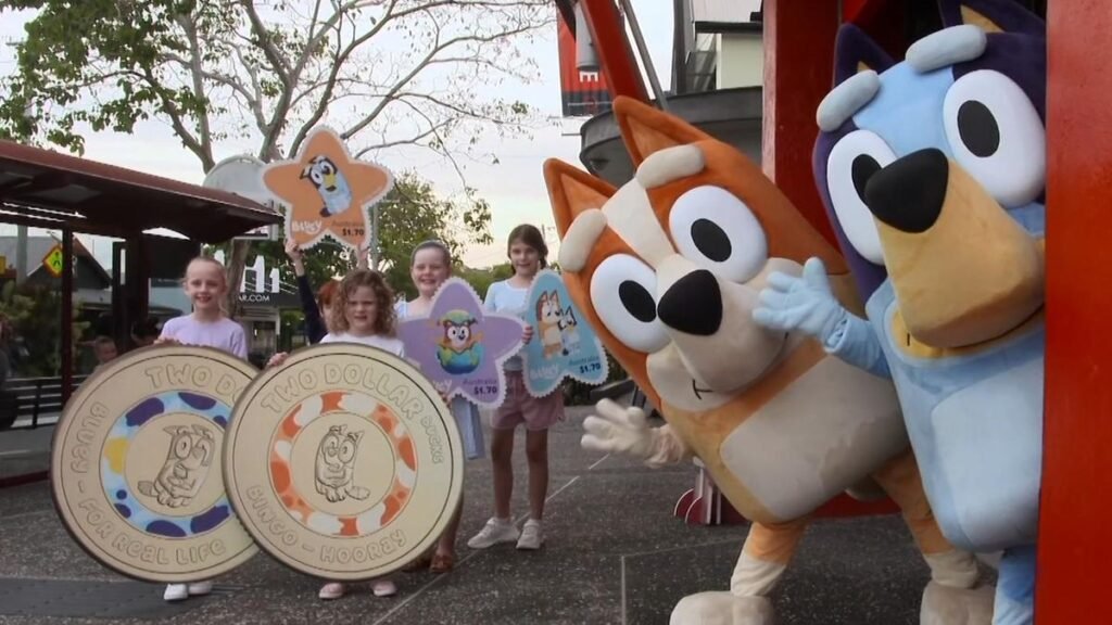Los fanáticos de Bluey han estado haciendo cola durante horas