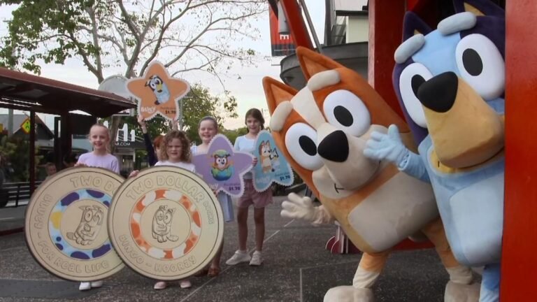 Los fanáticos de Bluey han estado haciendo cola durante horas