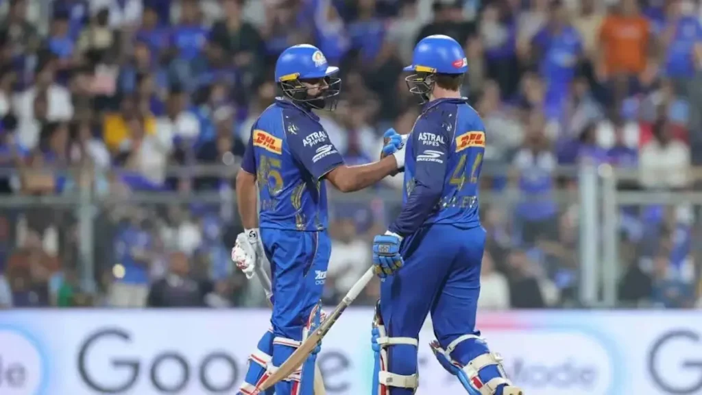 MI remporte la bataille contre la base : Rohit Sharma-Ryan