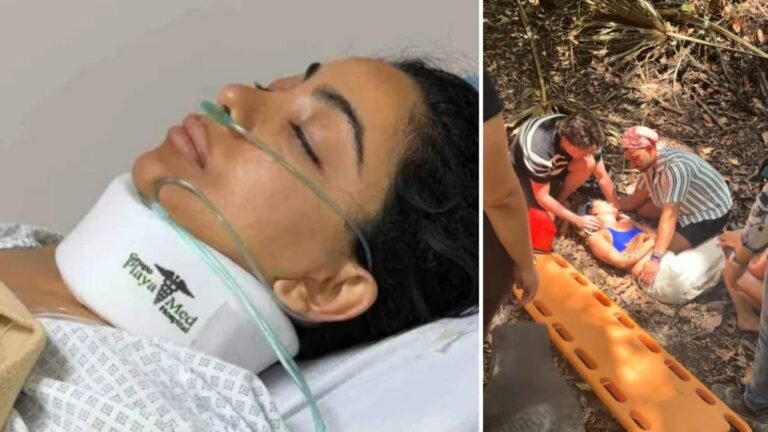 Nina Bakshi: turista estadounidense se rompe la columna y casi