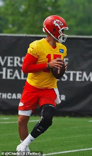 Patrick Mahomes a fait un retour choquant à l'entraînement des