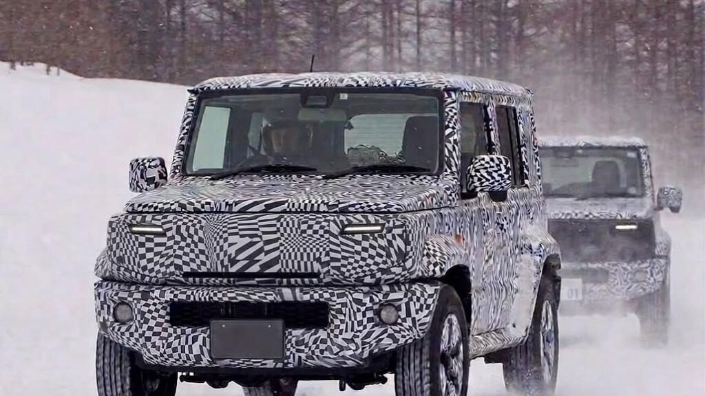 Prueba de espía de actualización del Suzuki Jimny 2026