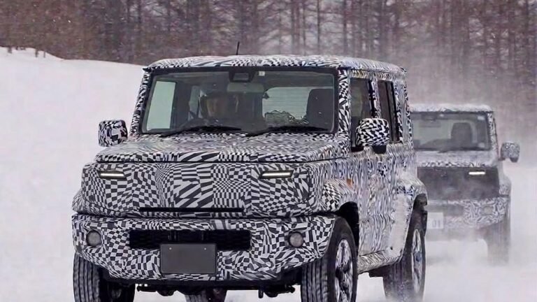 Prueba de espía de actualización del Suzuki Jimny 2026