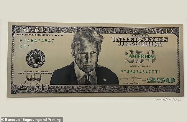 RÉVÉLÉ : Le billet de 250 $ de Trump avec son