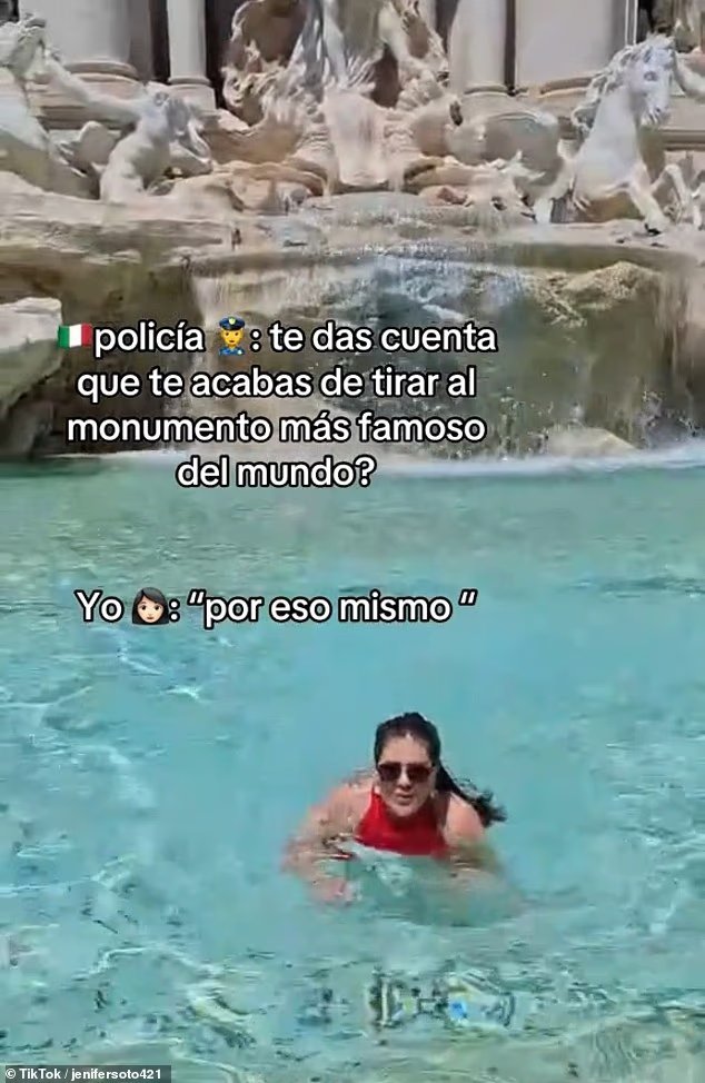 Un autre touriste défie les règles et se baigne dans