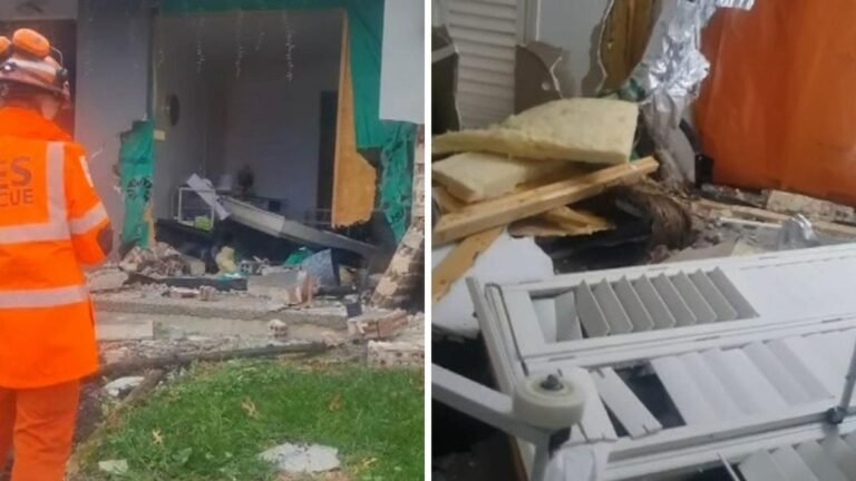 Un coche se estrelló contra un negocio de belleza para