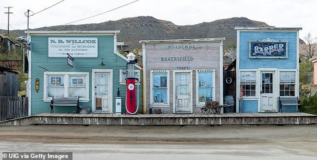 Un magnifique village minier du Far West sur le point