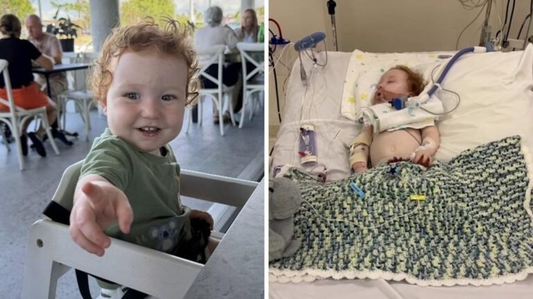 Un niño de Gold Coast respira polvo después de una