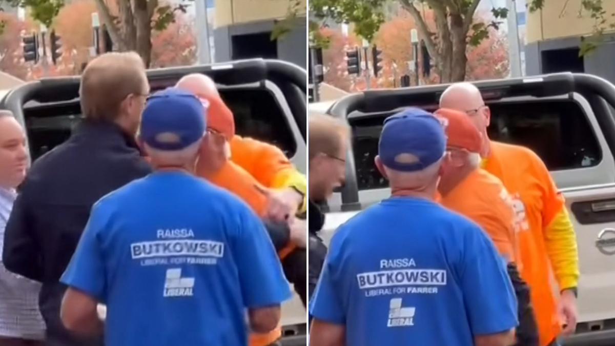 Un voluntario de One Nation fue capturado en video usando