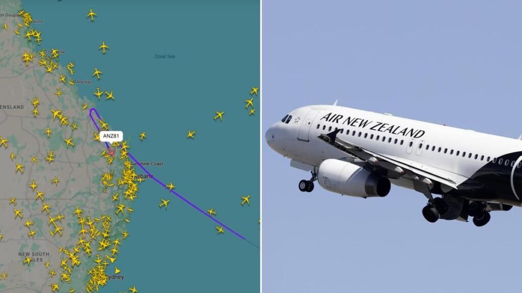 Un vuelo de Air New Zealand con destino a Hong