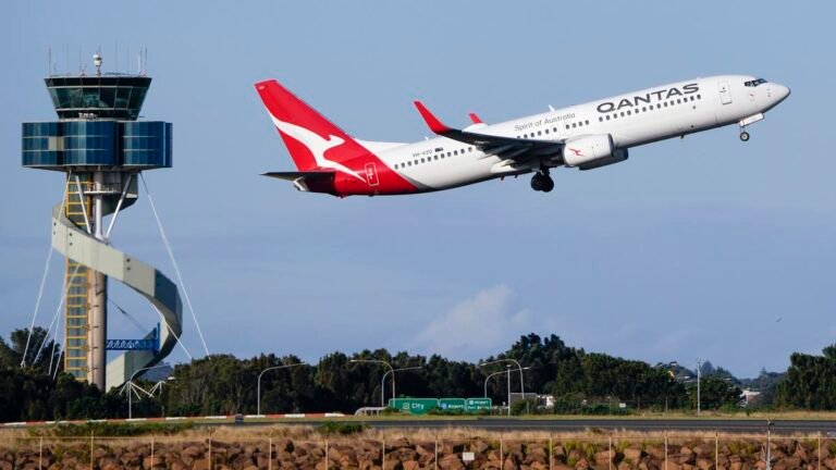 Un vuelo de Qantas de Sydney a Christchurch fue desviado