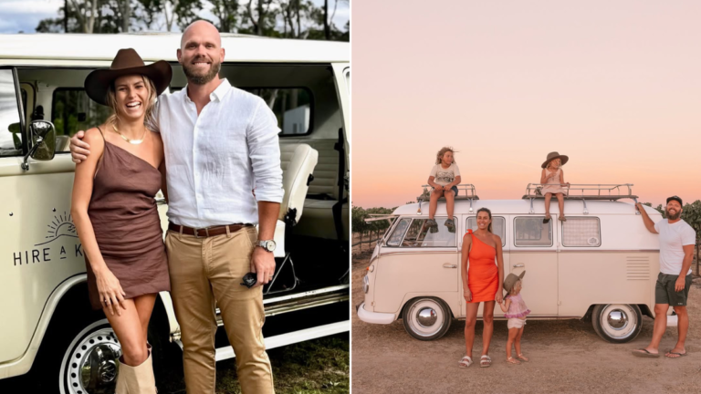 Una familia australiana viaja por el mundo con sus tres