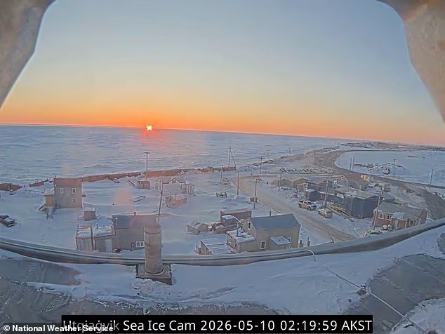 Une ville d'Alaska connaît son dernier lever de soleil depuis