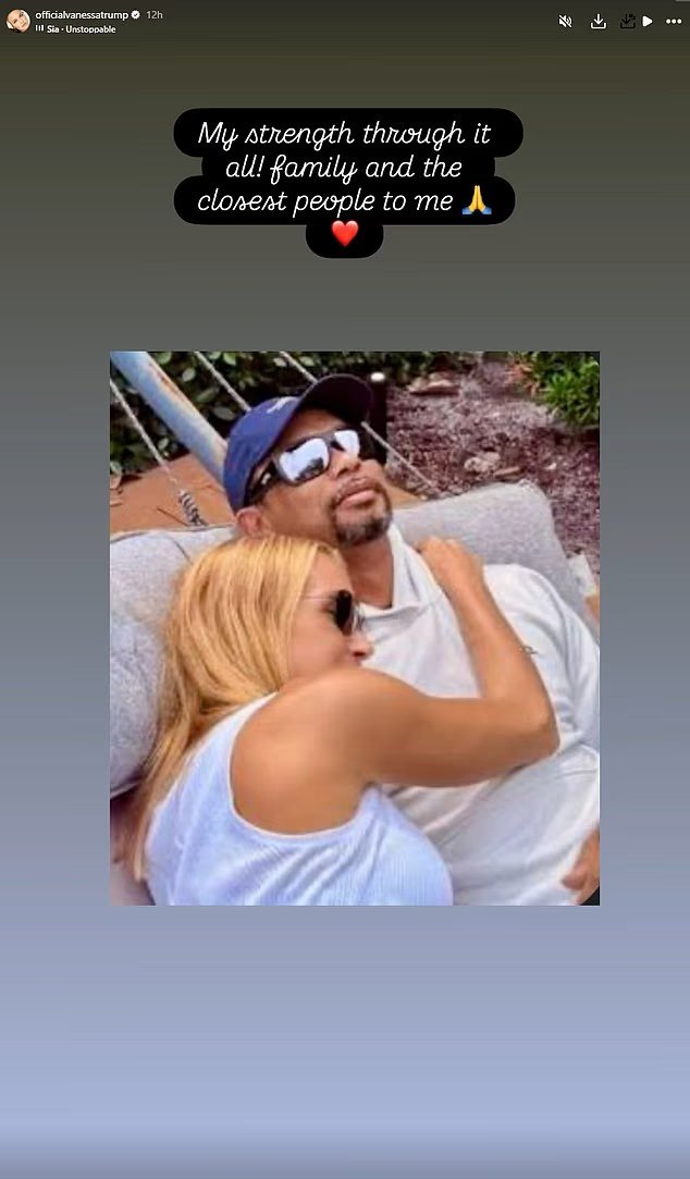 Vanessa Trump envoie un message émouvant à son petit ami