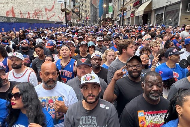 Chaos à New York alors que les fans des Knicks