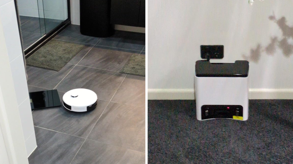 69 por ciento de descuento en aspiradoras robotizadas autovaciantes LeFant