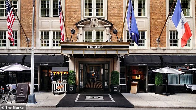 À l'intérieur de l'hôtel de luxe de New York, offrant