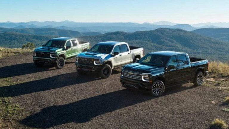 Chevrolet Silverado 1500 2027 revelada con nuevos motores V8