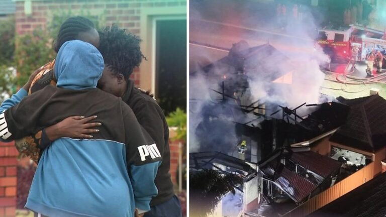 Cinco hermanos huyeron de Canning Whale en el incendio de