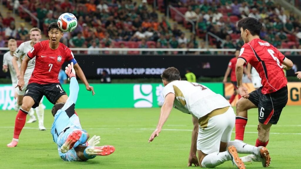 Corea del Sur se recuperó y anotó un gol sorprendente