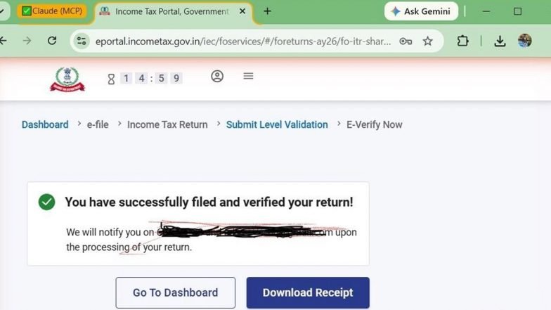 Déclarations de revenus soumises à l'aide de l'application de bureau