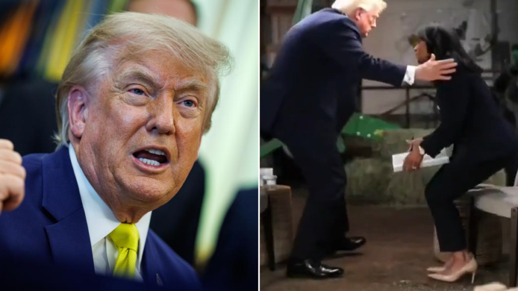 Donald Trump abandonó una entrevista de NBC después de un