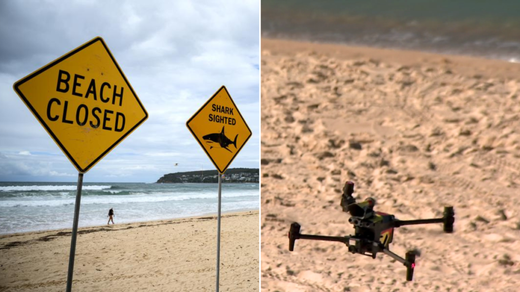 Drones con IA podrían patrullar las playas de Sídney para