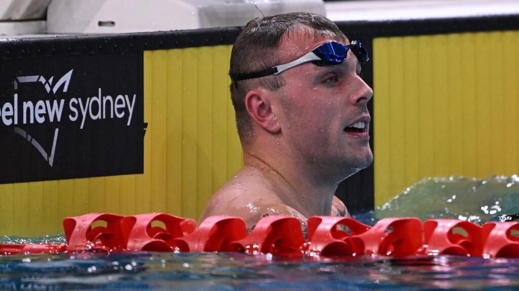El campeón australiano Kyle Chalmers lamentó un pequeño error a