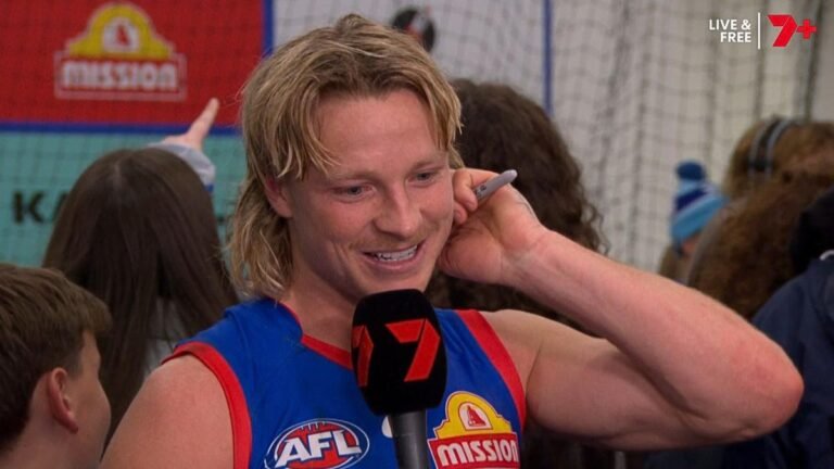 El chico del regreso de los Western Bulldogs, Cody Weightman,