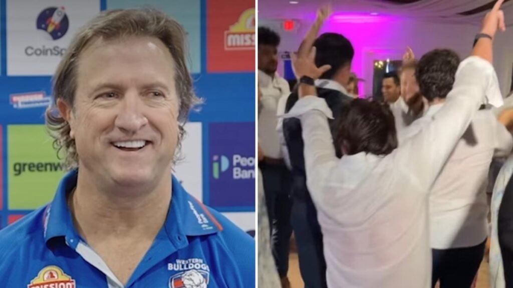El entrenador de los Western Bulldogs, Luke Beveridge, soltó la