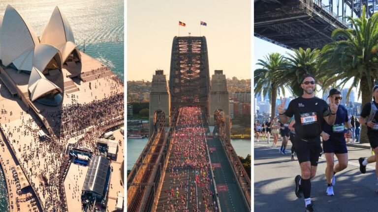 El entrenador en jefe del TCS Sydney Marathon, Ben Lucas,