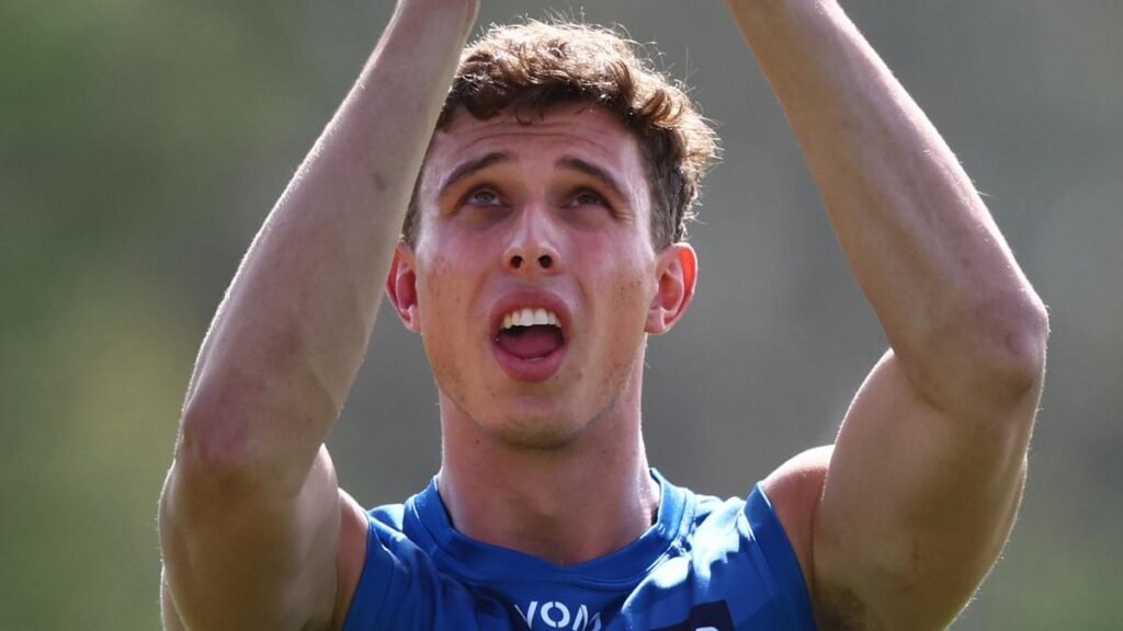 El jugador de segunda generación de la AFL, Max Nobel,