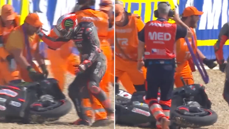 El líder del campeonato de MotoGP, Marco Bezecchi, fue excluido