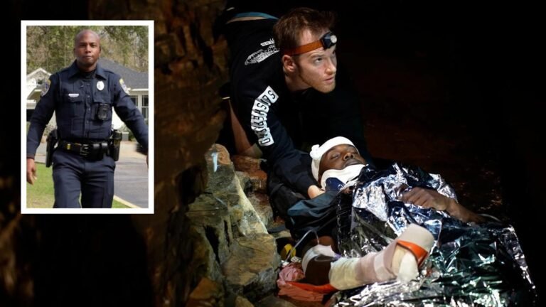 El policía de Alabama Antonio Fanning fue rescatado por desconocidos