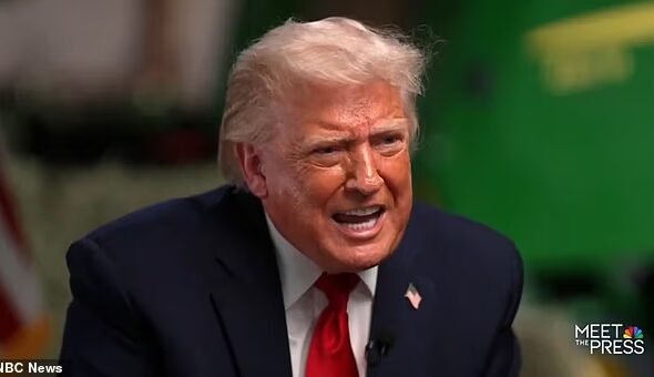 Furieux, Trump quitte NBC au milieu de sa phrase alors