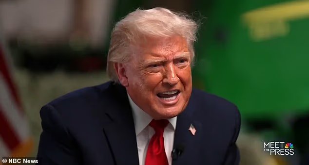 Furieux, Trump quitte NBC au milieu de sa phrase alors