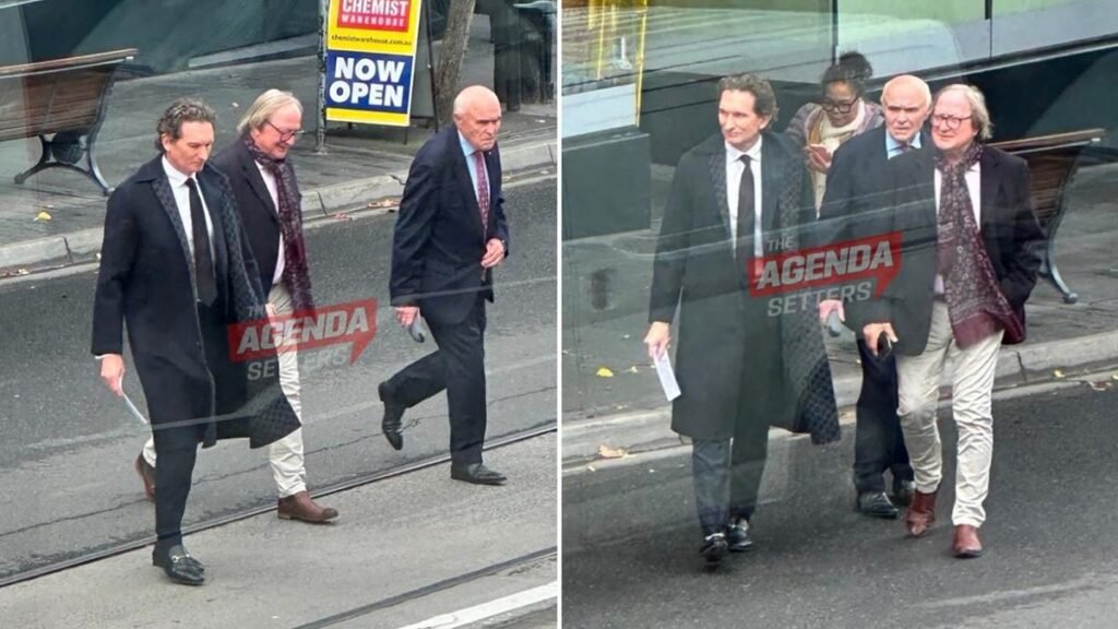 James Hird se encuentra con Kevin Sheedy y Paul Little