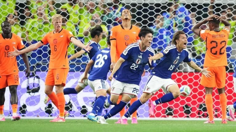 Japón empató con Holanda para mantener el inicio invicto de