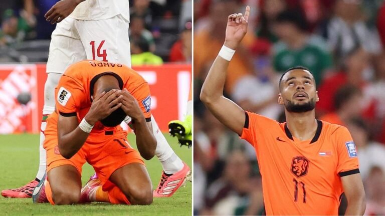 La afligida estrella de la Copa del Mundo, Cody Gakpo,