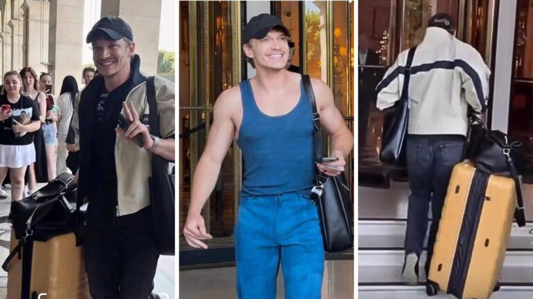 La maleta parisina de Connor Story puso a los fanáticos